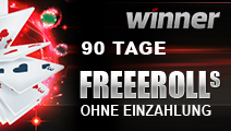 Top Pokerräume für Online Freerolls ohne Einzahlung